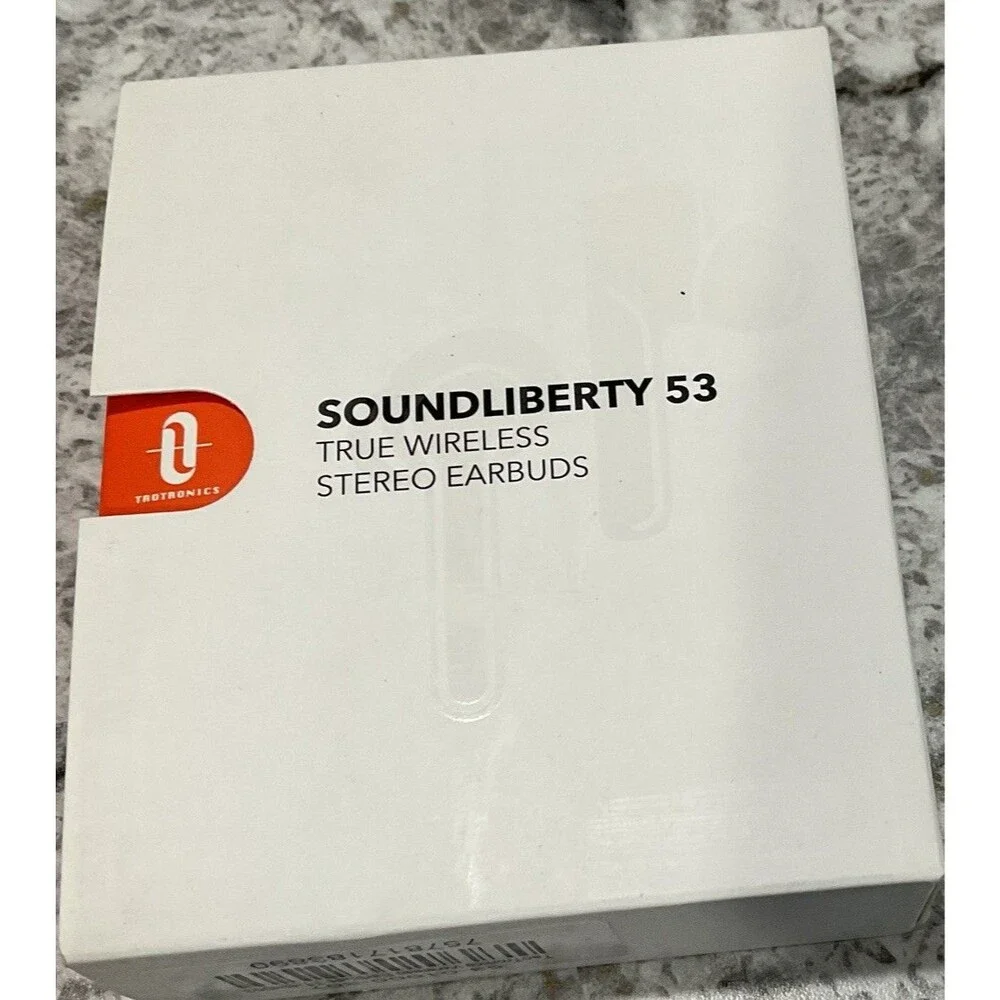Taotronics Soundliberty 53 Bluetooth Headphones True Wireless Stero–Black NIB
